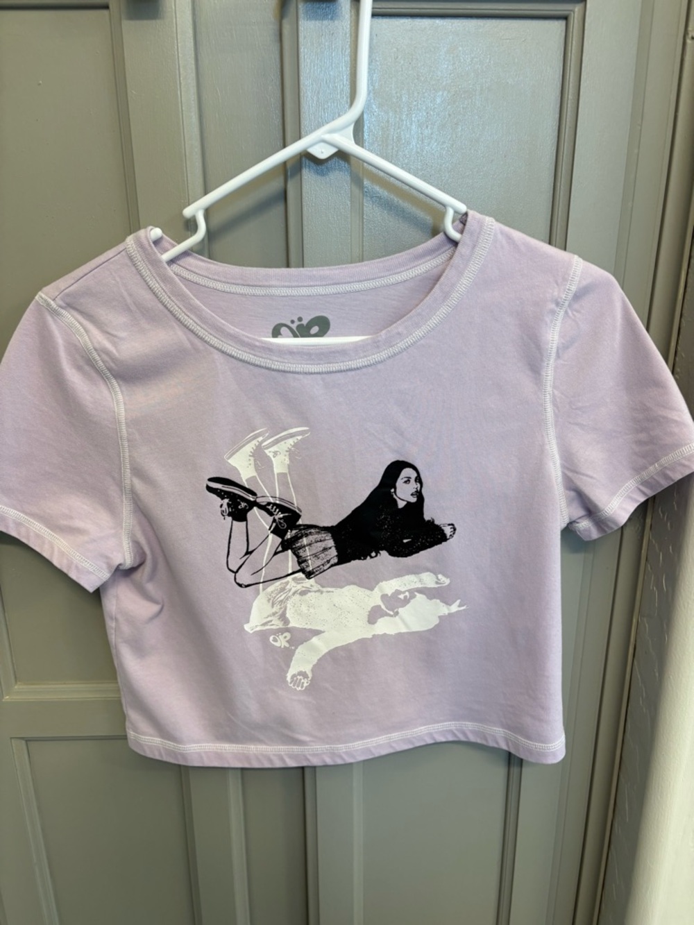 Olivia Rodrigo Purple Crop Top